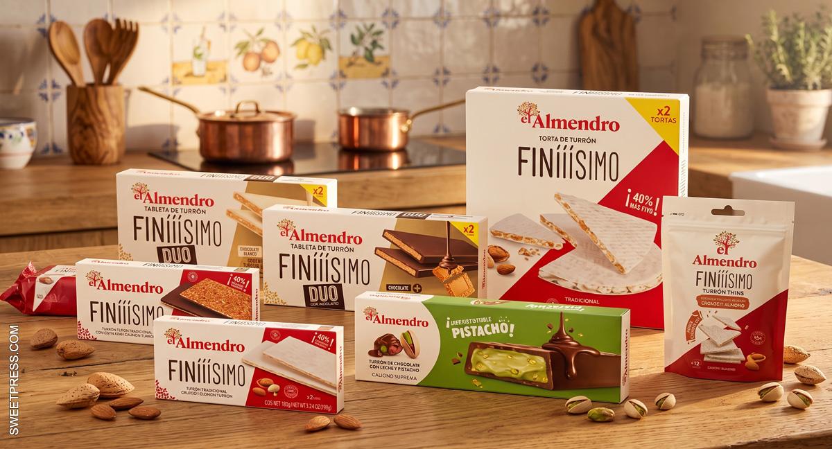 El Almendro amplía Finííísimo y lleva el pistacho a su colección de turrones