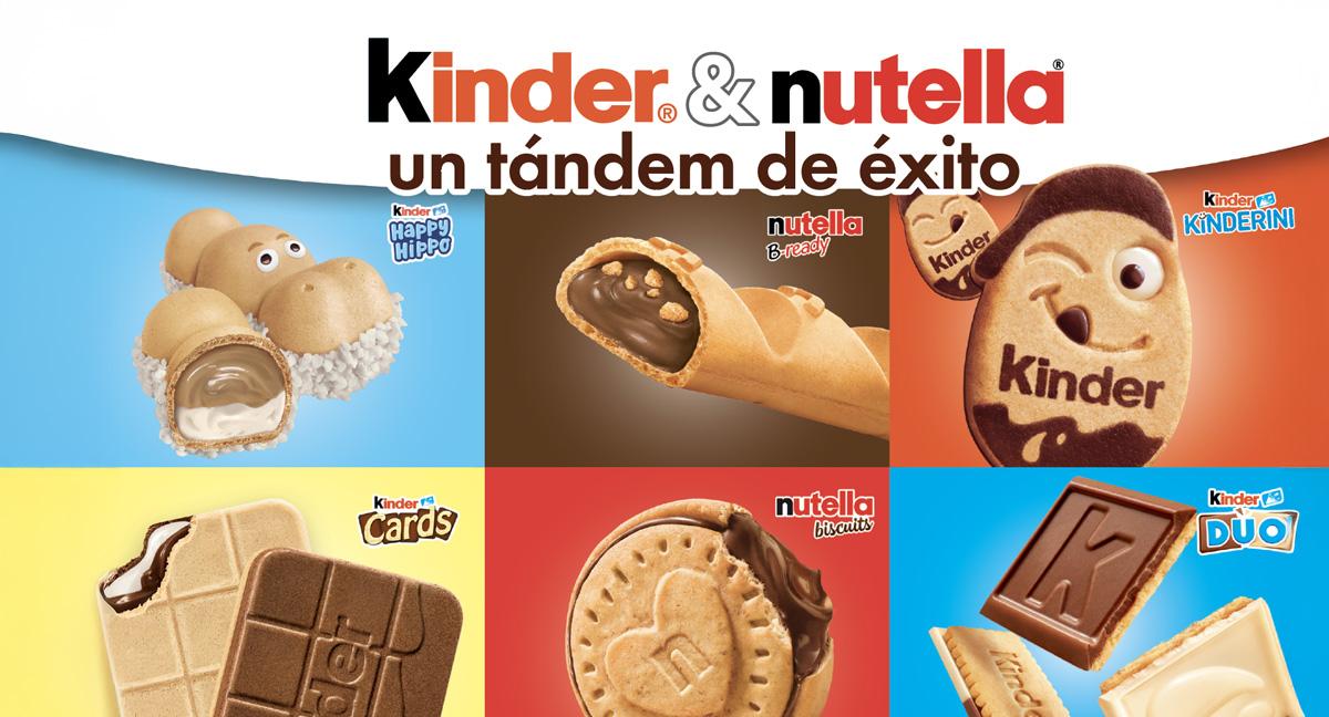 Kinder & Nutella, un tándem de éxito