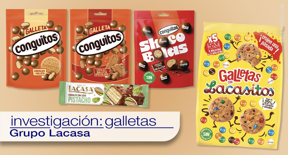 La galleta amplía el territorio de Lacasitos, Conguitos y Lacasa