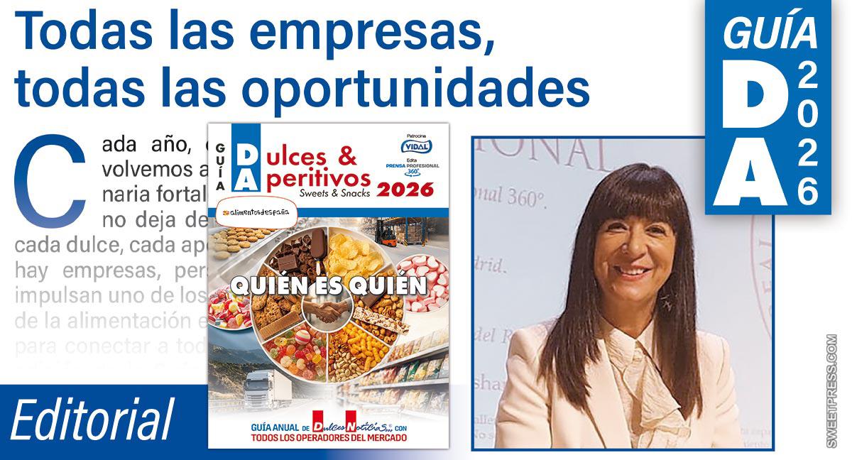 Editorial Guía Dulces & Aperitivos 2026: Todas las empresas, todas las oportunidades