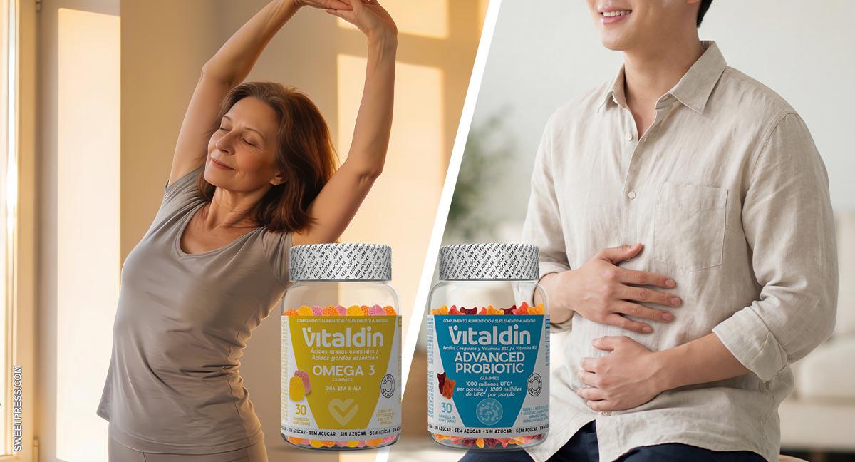 Vitaldin amplía su gama de complementos con nuevas gummies de Omega 3 y Probiótico