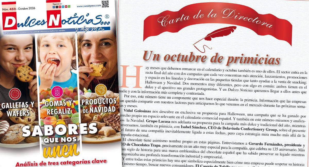Editorial Dulces Noticias 452: Un octubre de primicias