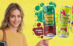 <i>Candyfresh</i> amplía su catálogo con bebidas inspiradas en las “golosinas más virales”
