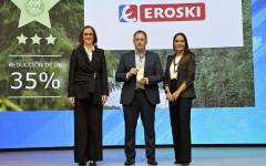 Eroski, premiada una vez más por su reducción de emisiones