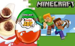 Kinder Joy y Minecraft se unen para llevar la creatividad del videojuego al mundo real