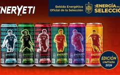 Eneryeti viste sus latas con los jugadores de ‘La Roja’ para el Mundial