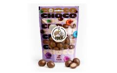 Coco deshidratado con Chocolate con Leche, de Tukán Chocolates