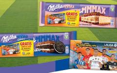 Milka y Panini sorprenden a los aficionados de LaLiga con sobres de cromos en las tabletas de chocolate