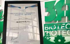 La “excelente” gestión de 3A Biotech vuelve a obtener el Certificado Ciege