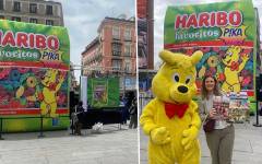 Haribo toma la Plaza del Callao de Madrid con su universo “Pika”<b> </b>