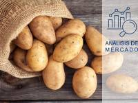 El precio medio mensual de las patatas sube en un 143%
