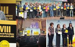 La XVIII edición de los Premios CLABE reconoce “el compromiso del periodismo con la democracia”
