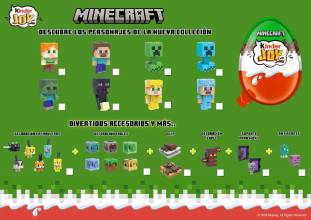 Kinder Joy y Minecraft se unen para llevar la creatividad del videojuego al mundo real