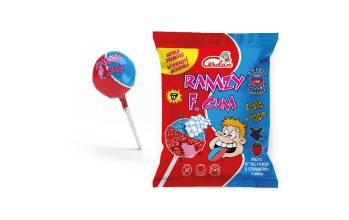 Caramelos Cerdán ofrece “doble sabor” con Ramzy F. Gum Double Filling