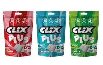 Fleer Española relanza su chicle sin azúcar Clix Plus