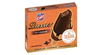 Trapa se alía con Helados Casty para crear un bombón helado de chocolate