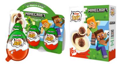 Kinder Joy y Minecraft se unen para llevar la creatividad del videojuego al mundo real