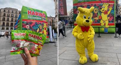 Haribo toma la Plaza del Callao de Madrid con su universo “Pika” 