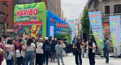 Haribo toma la Plaza del Callao de Madrid con su universo “Pika” 