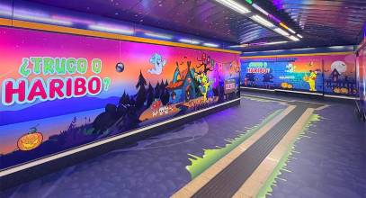 Haribo transforma el Metro de Madrid en un “escenario de terror”