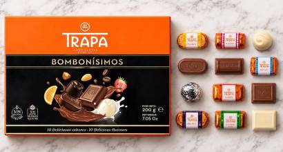 Chocolates Trapa renueva la imagen de sus bombones y turrones