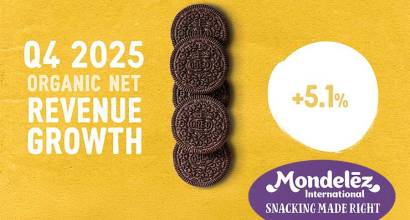 Mondelēz International cerró el ejercicio 2025 con una facturación de 38.537 millones de dólares