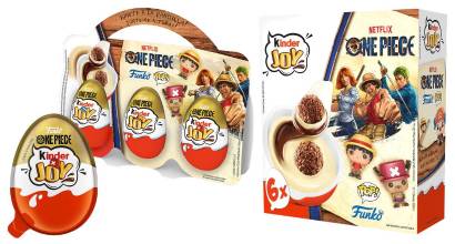 Kinder Joy renueva su catálogo de sorpresas aliándose con One Piece y Funko Pop