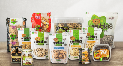 Frutos Secos San Blas refuerza su gama sin sal y amplía el formato zipper a nuevas referencias