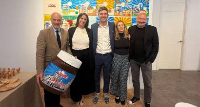 Equipo de Ferrero compuesto por: Matilde Rossi, Edoardo Brotini, Sara Raventos, Fernando Ruiz y Giuseppe Calabrò