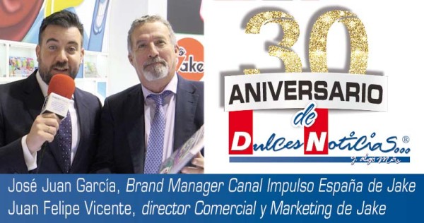 José Juan García y Juan Felipe Vicente, Brand Manager Canal Impulso España y director Comercial y Marketing de Jake