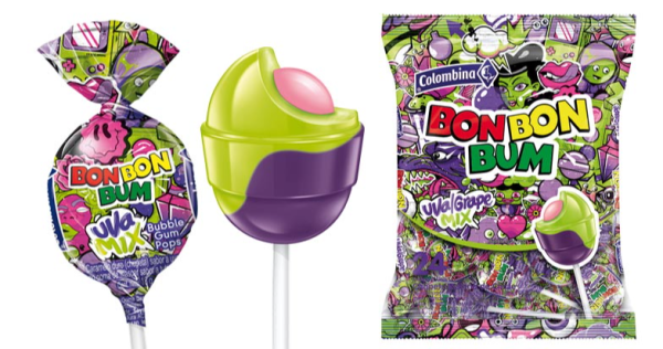 Bon Bon Bum Uva Mix, de Colombina
