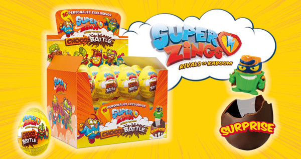 Llegan los Huevos de Chocolate de SuperZings