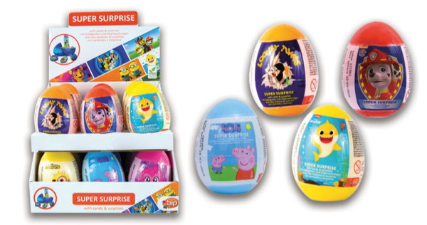 License Mix Super Surprise, de Bip Candy & Toys Spain