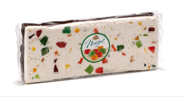 Nougat Tutti Frutti con base de Chocolate, de San Andrés