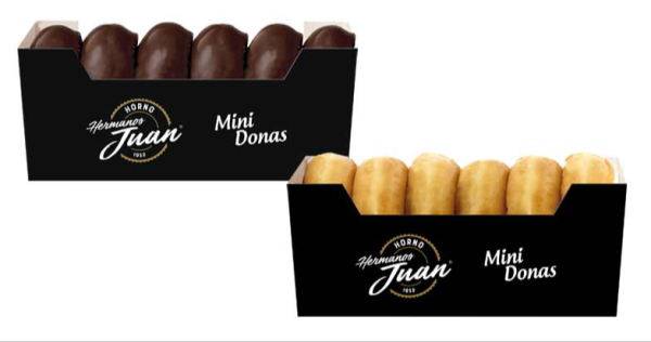 Mini Donas y Mini Donas de cacao, de Vicky Foods