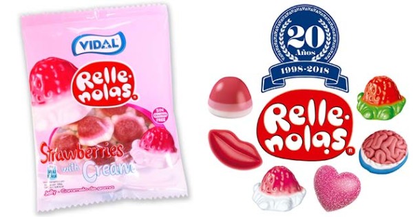 Vidal Golosinas celebra 20 años de innovación con Rellenolas