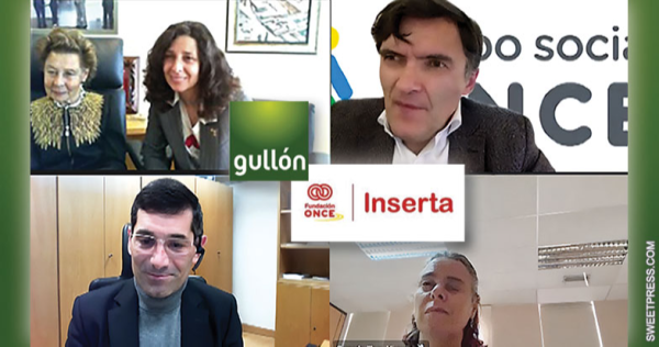 Gullón y la Fundación ONCE firman un convenio para incentivar la contratación de personas con discapacidad