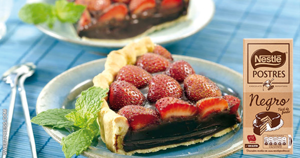 Cacao y menta, una combinación de éxito: Receta de tarta de ganache de chocolate Nestlé