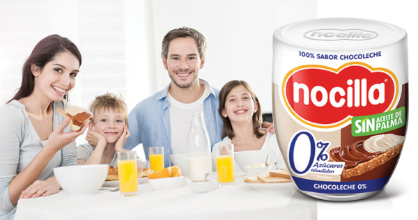 Nocilla potencia su gama 0% azúcares añadidos con la versión Chocoleche