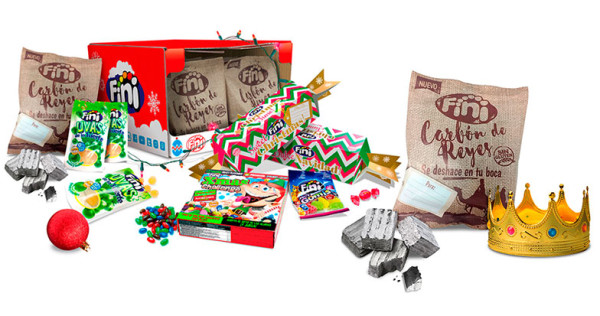 Fini Golosinas reinventa el carbón dulce para el día de Reyes