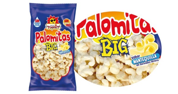 Palomitas Sin Derivados Lácteos Mantequilla, de Tosfrit