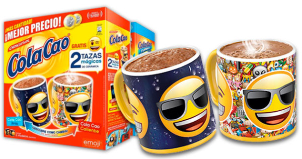 Cola Cao lanza unas divertidas tazas con los emoticonos Emoji