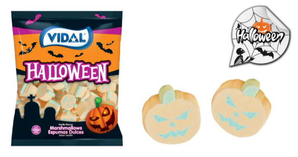 Marshmallow calabaza, de Vidal Golosinas
