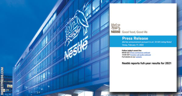 Nestlé incrementa sus beneficios en 2021 un 38,2%
