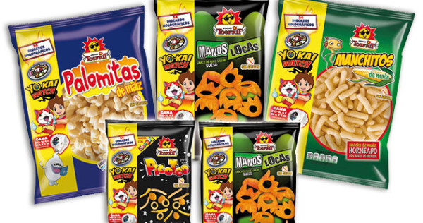 Yo-Kai Watch, la nueva licencia de los aperitivos de Tosfrit