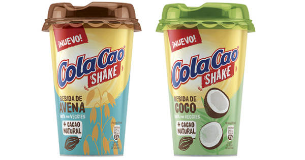 Coco y Avena, las nuevas variedades de la gama de batidos on-the-go Cola Cao Shake