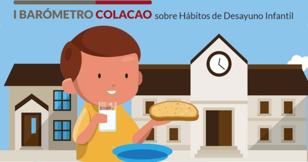 Casi la mitad de los niños españoles realizan un desayuno completo entre el desayuno en casa y el del colegio
