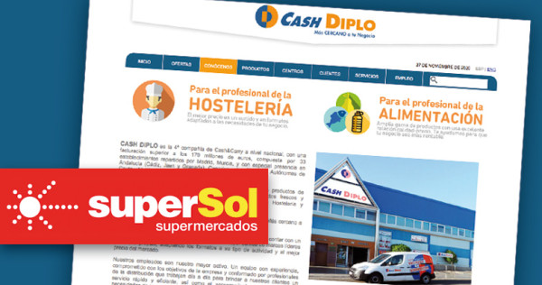 Supersol vende Cashdiplo, su división de cash&carry