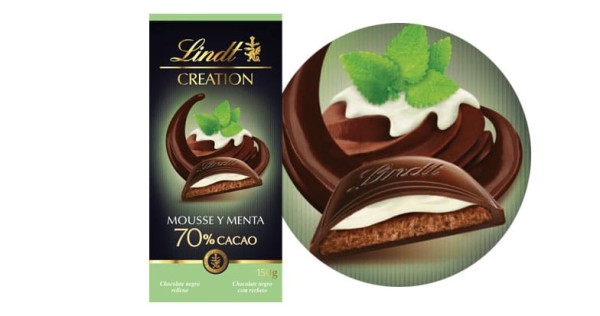 Lindt Creation 70% Mousse y Menta, de Lindt