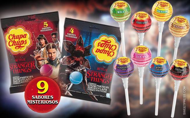 Chupa Chups presenta una edición limitada inspirada en Stranger Things